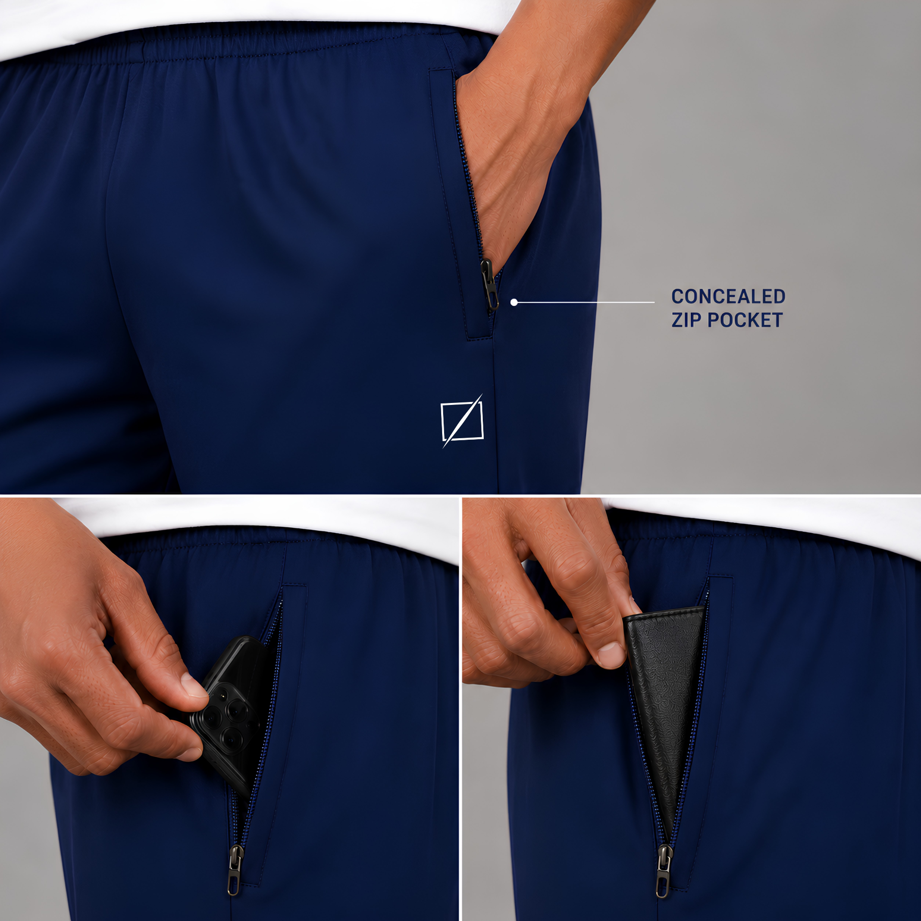 Crosscourt Performance Pants - Midnight Navy