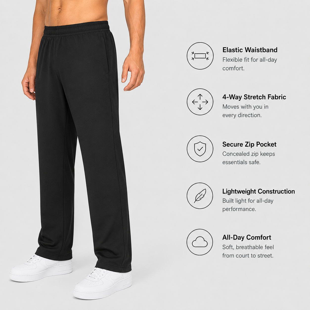 Clubhouse All-Day Pants - Stealth Black