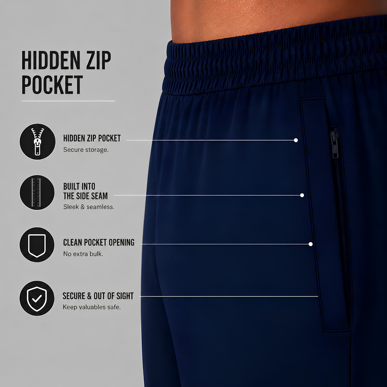 Rally Performance Shorts - Midnight Navy