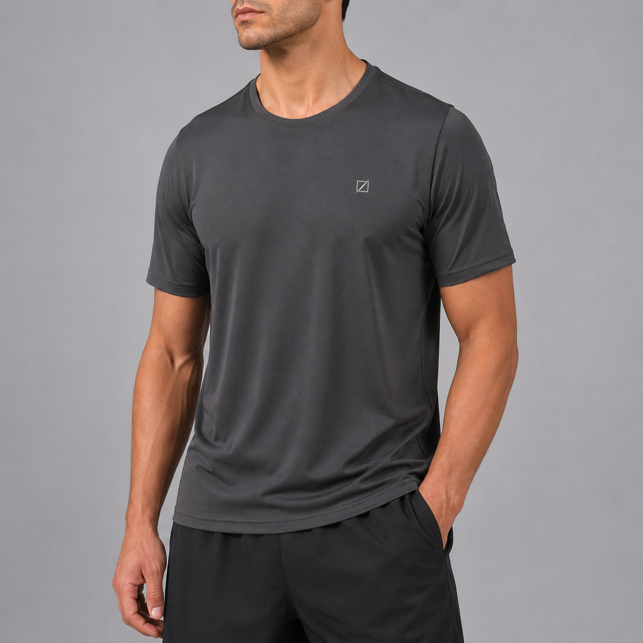 Ace Performance Tee - Charcoal Grey