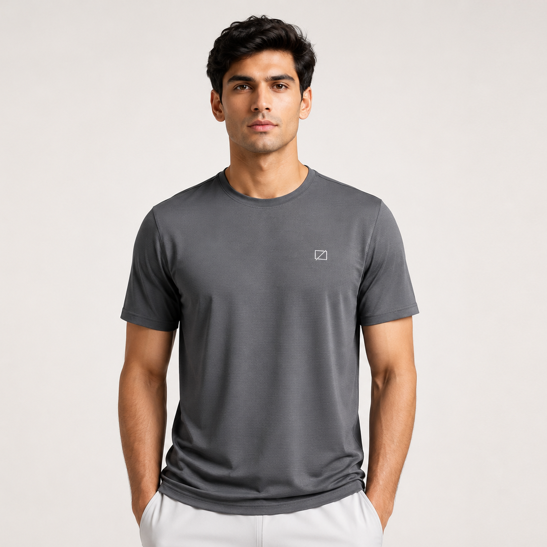 Ace Performance Tee - Stone Grey