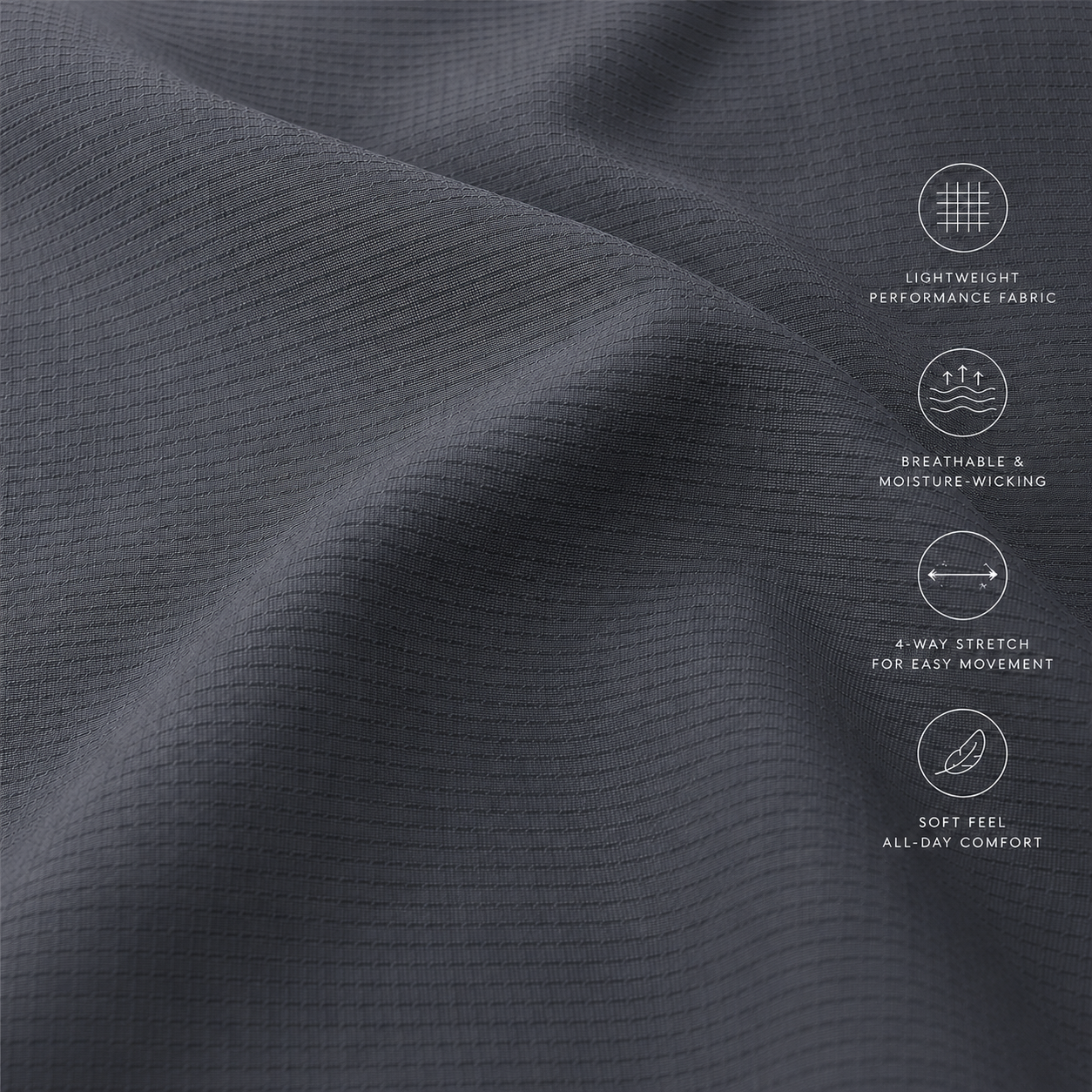 Ace Performance Tee - Stone Grey