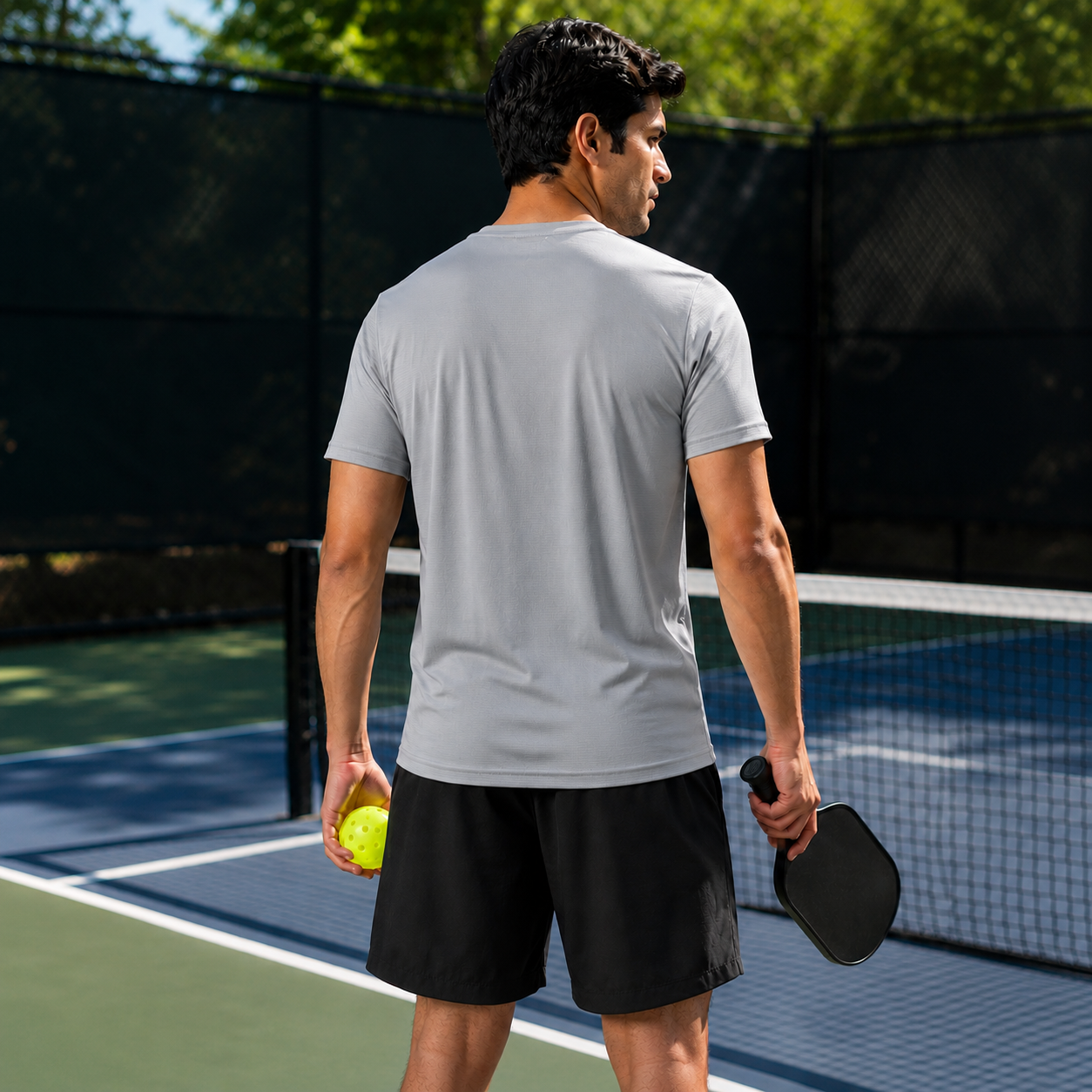 Ace Performance Tee - Stone Grey