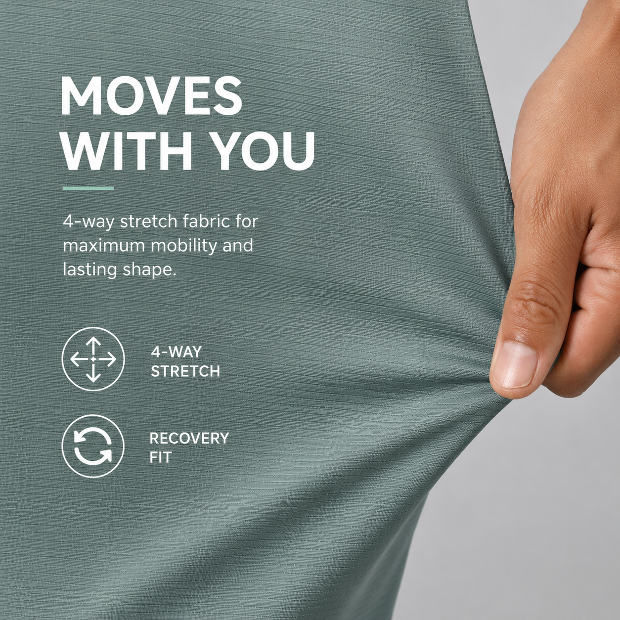 Ace Performance Tee - Sage Green