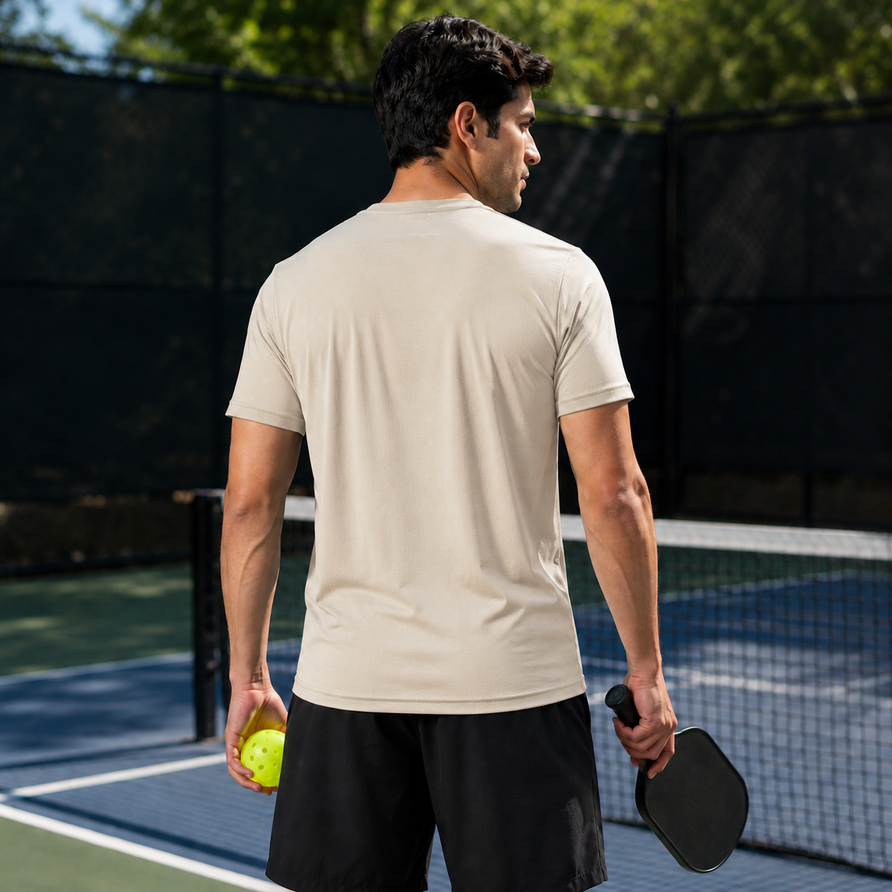 Ace Performance Tee - Sand Beige