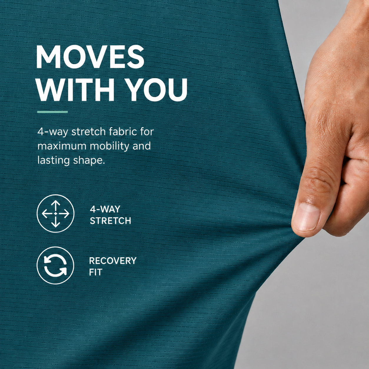 Ace Performance Tee - Ocean Teal